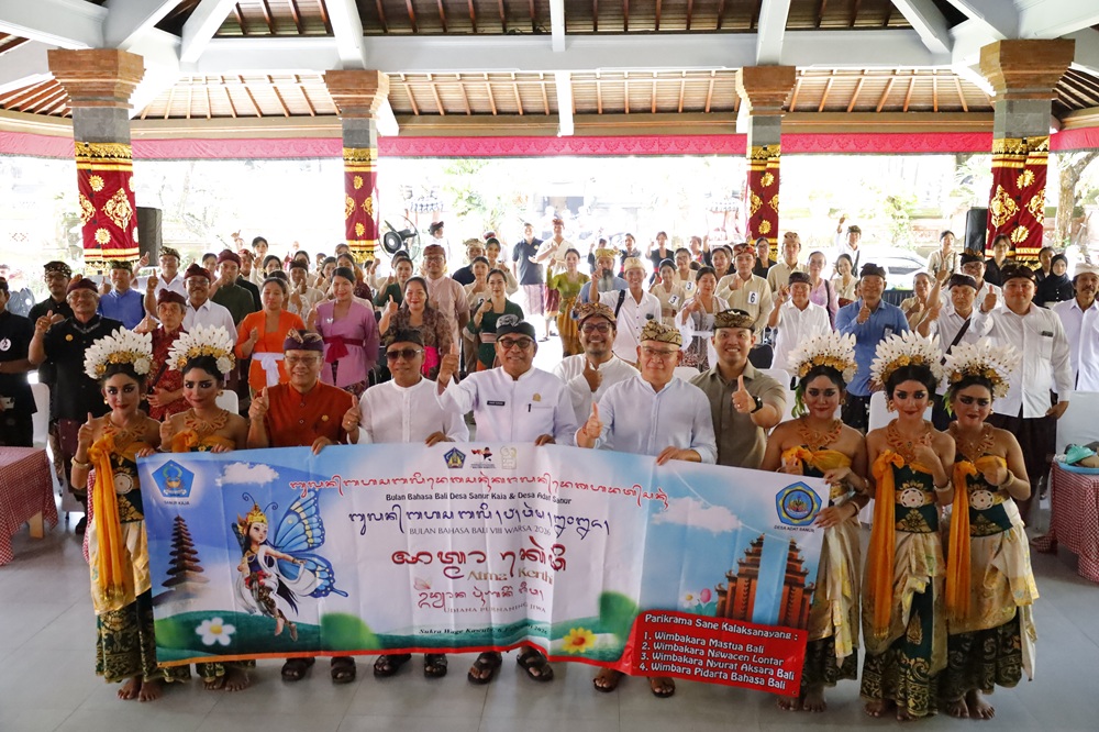 Bulan Bahasa Bali VIII Tahun 2026  Desa Sanur Kaja lan Desa Adat Sanur